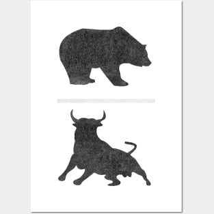 Bear Bull Posters and Art